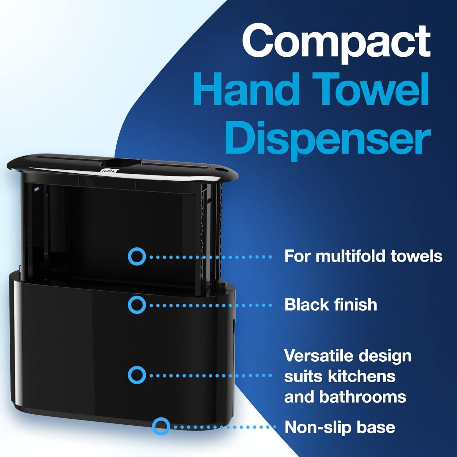 Xpress Paper Towel Dispenser Black H2