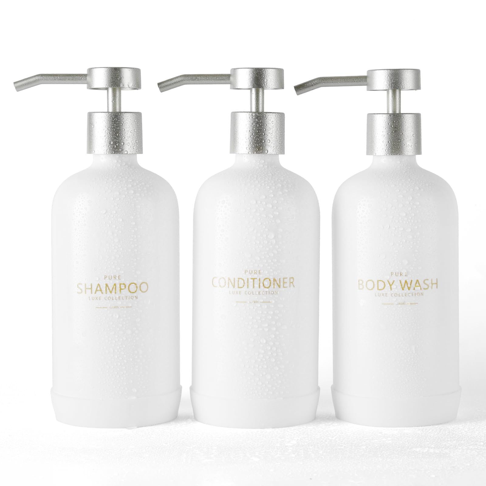 Shampoo and Conditioner Dispenser Set of 3 (3 Count)