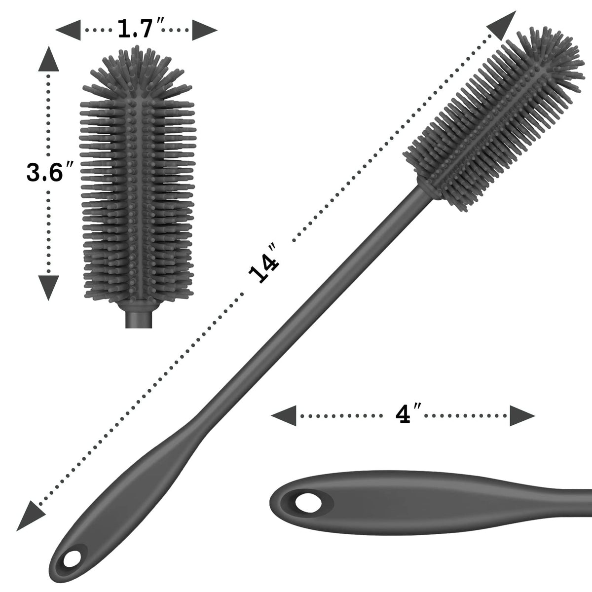 Silicone Bottle Brush - ModHome Supplies