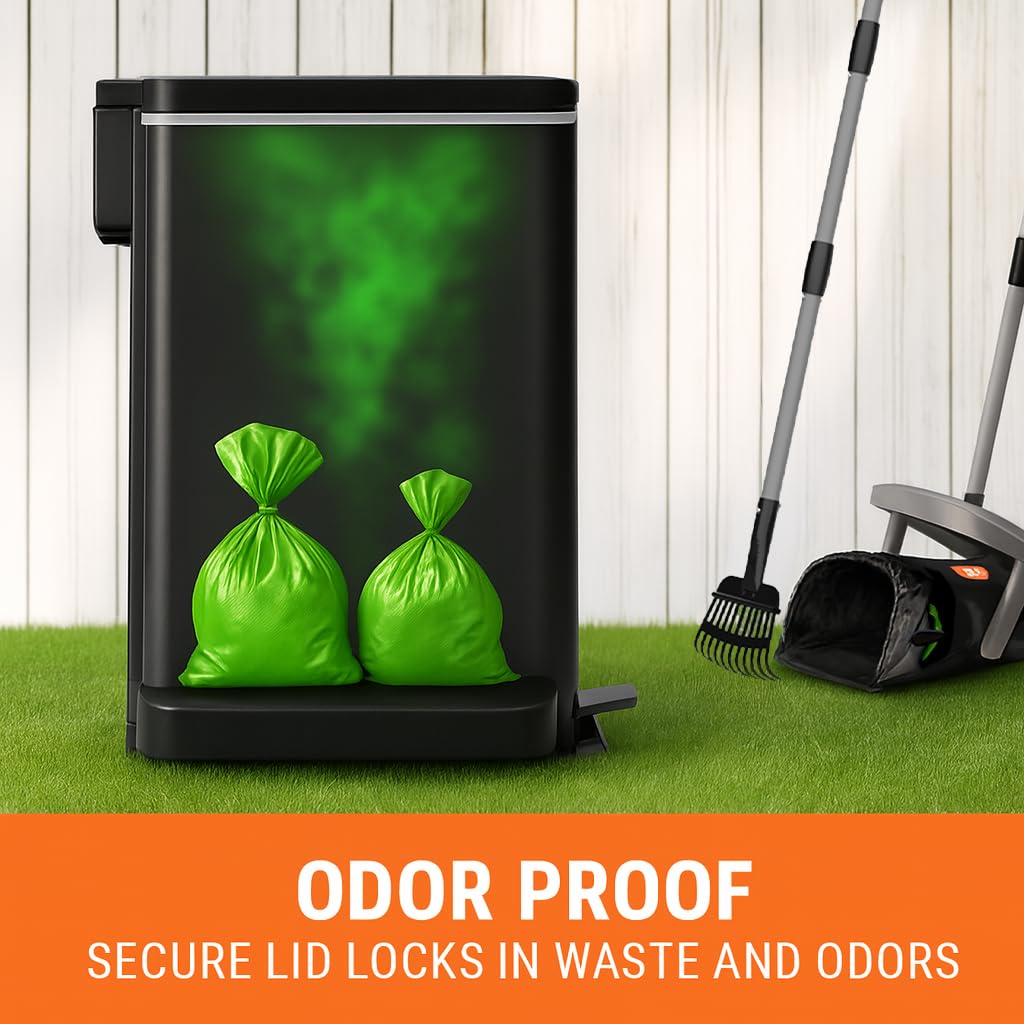 Dog Poop Trash Can Outside (30 Count)