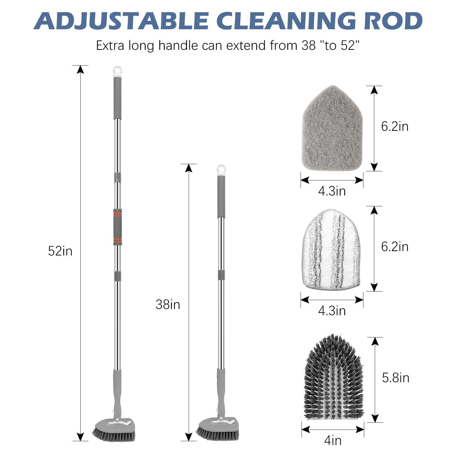 Tile Tub Scrubber Brush 3