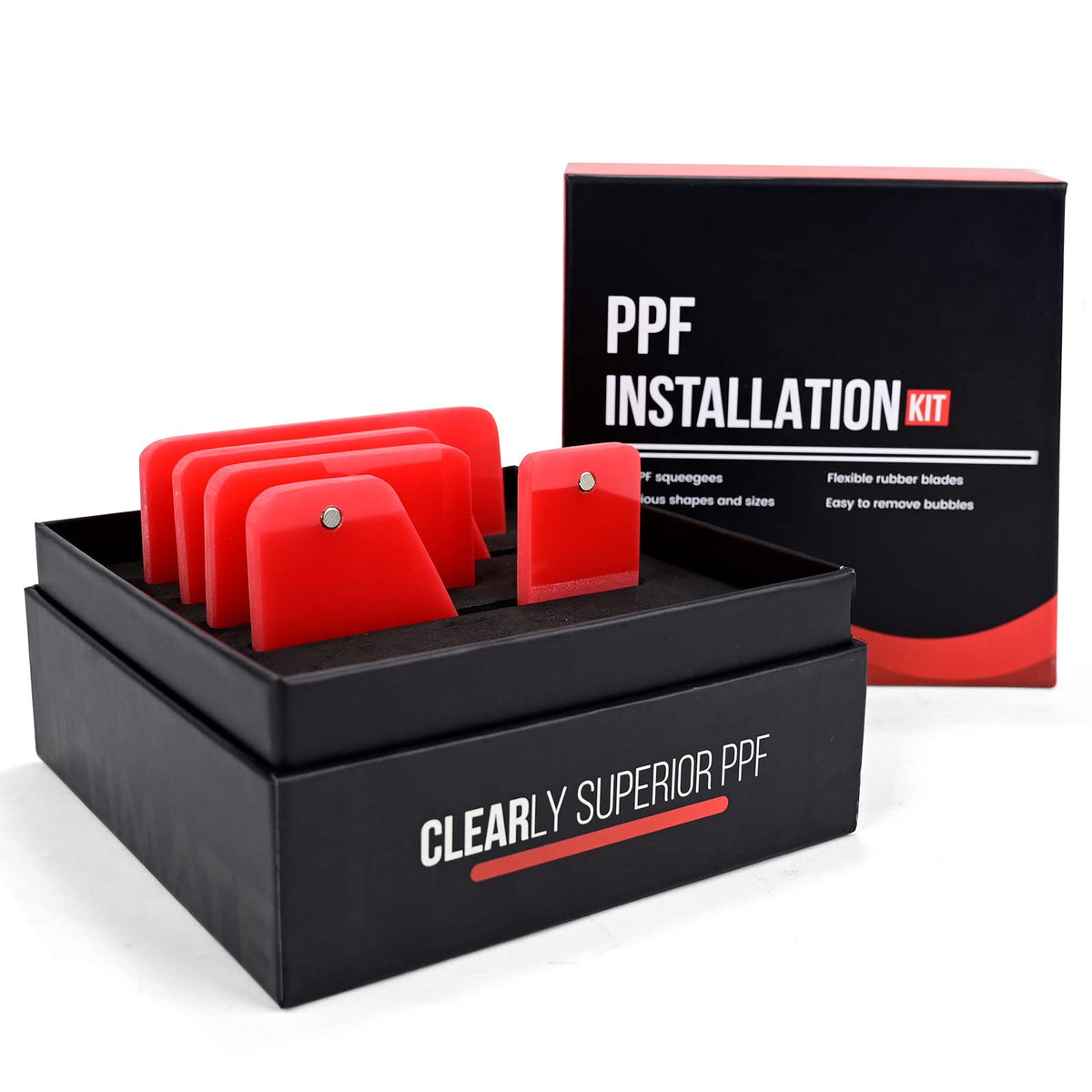 Magnet PPF Squeegee Kit Paint Protection Film Installation Tools (5 Count)