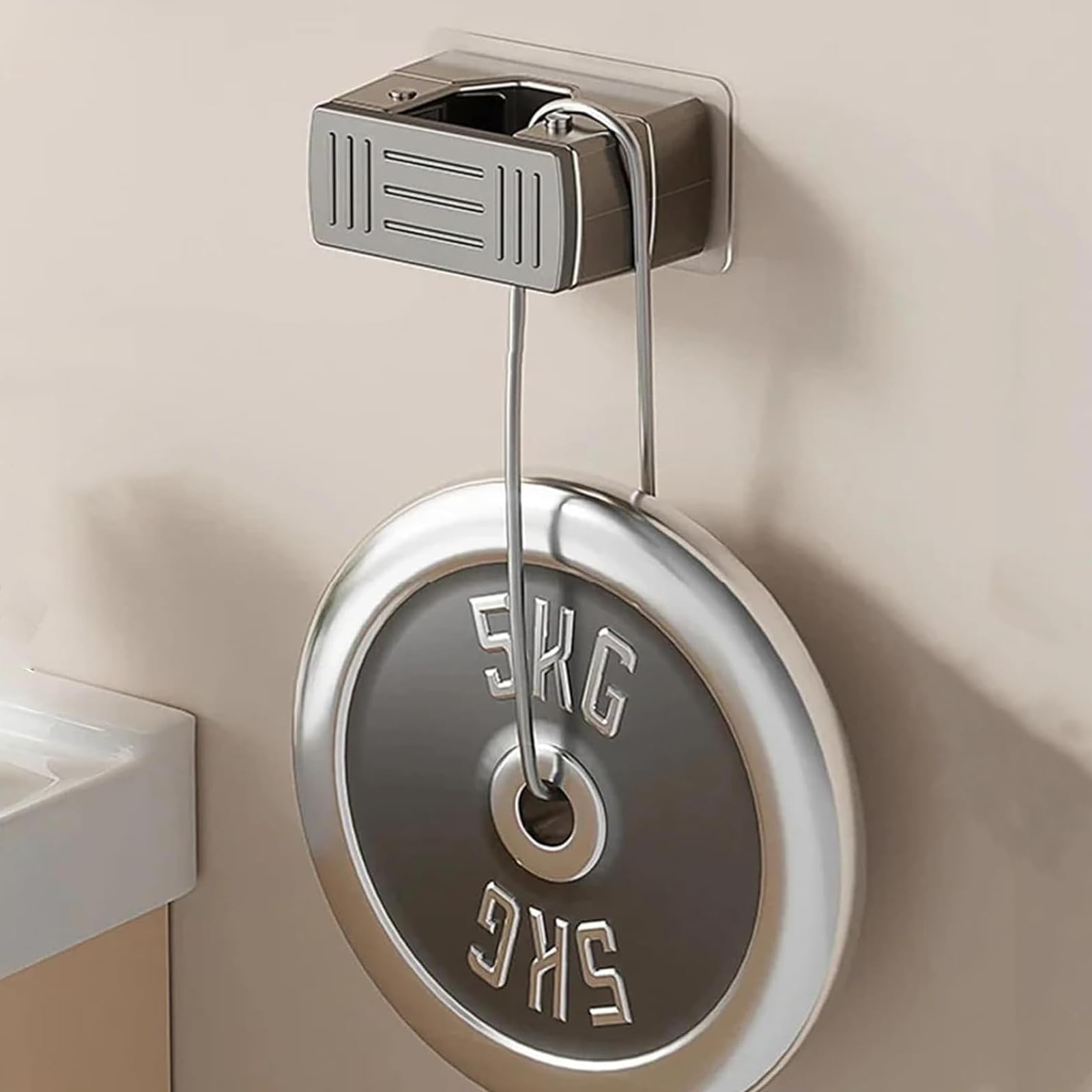 3 Pack Heavy Duty Mop Holder Wall Mount (3 Count)