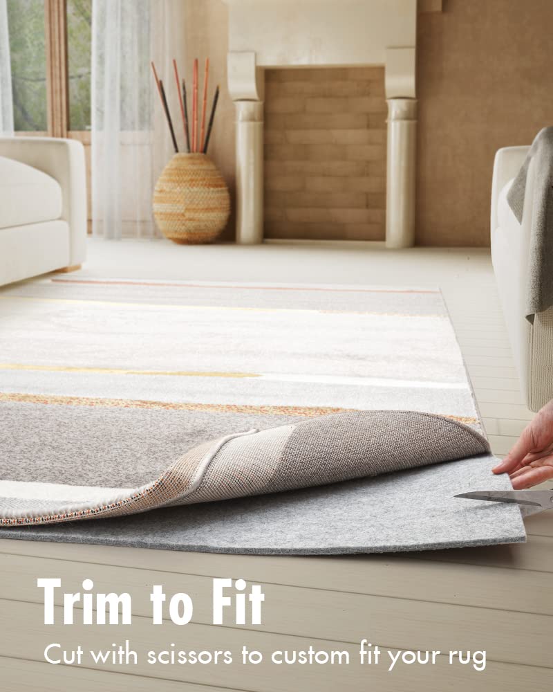 5x7 Non Slip Felt Rug Pad for Hardwood Floor (35 Sq Ft)