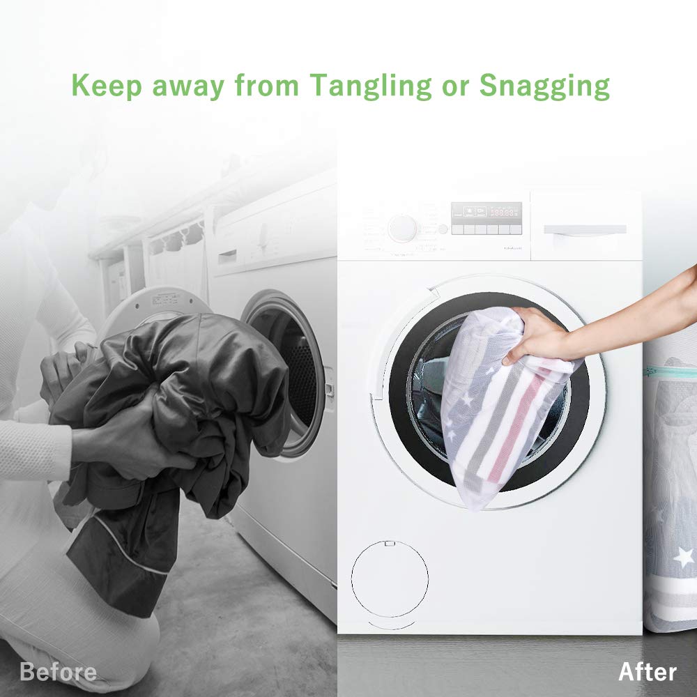 2 PCS Mesh Laundry Bags (2 Count)
