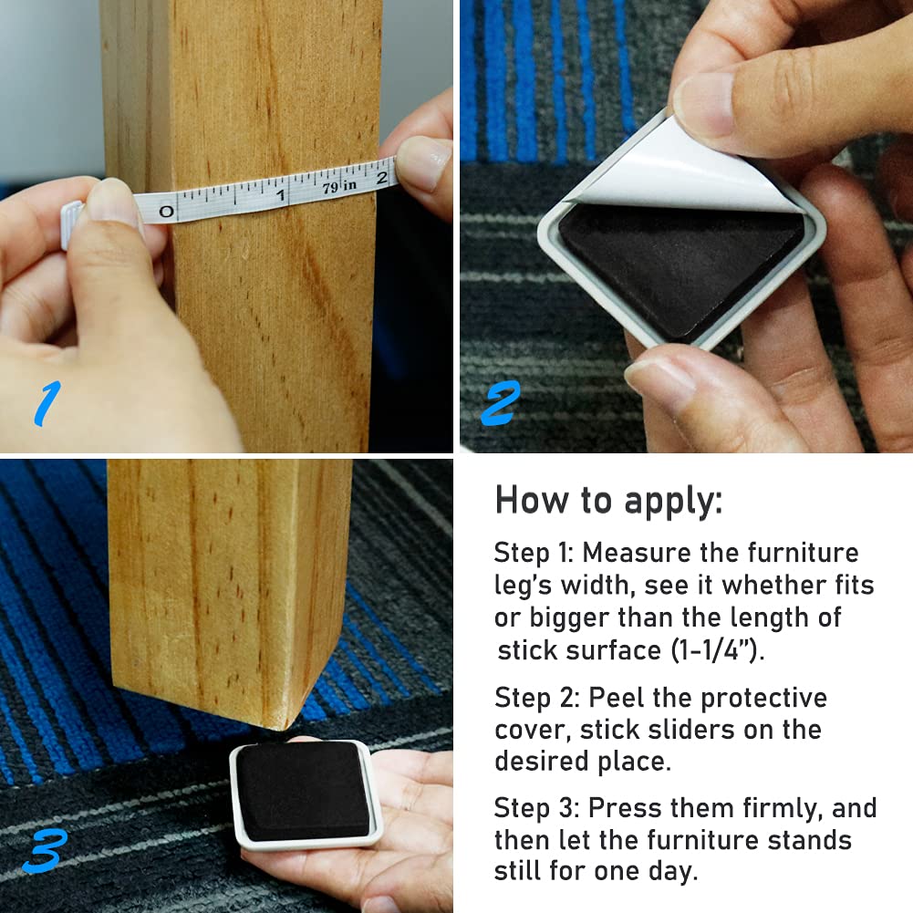 Stick Furniture Sliders (16 Count)