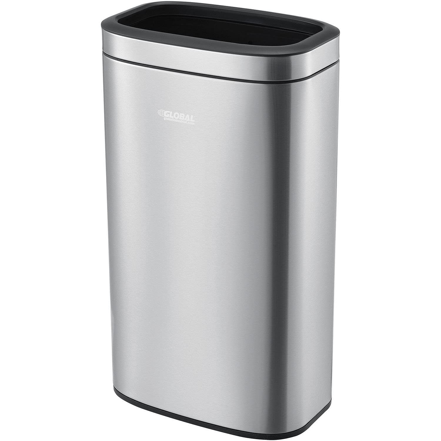 8 Gallon Stainless Steel Slim Open Top Receptacle