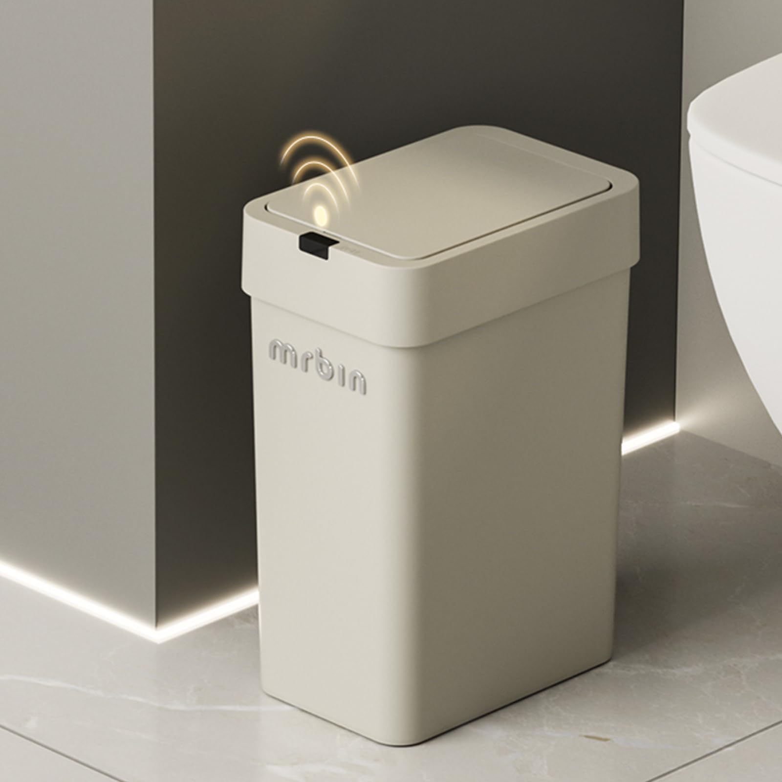Motion Sensor Bathroom Trash Can with Lid (1152 Fl Oz)