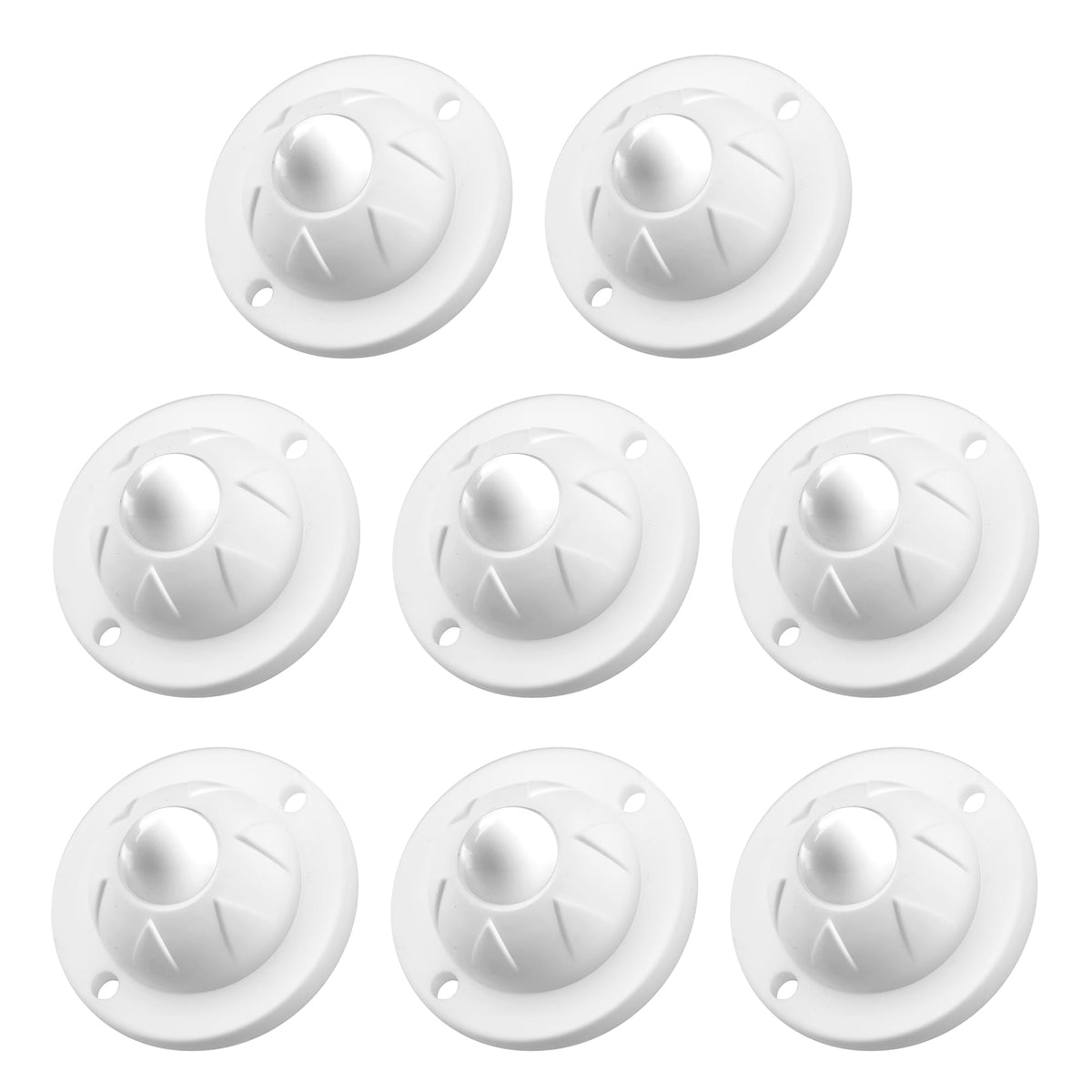 8 Pack Self Adhesive Caster Wheels for Kitchen Appliance Rollers (8 Count)