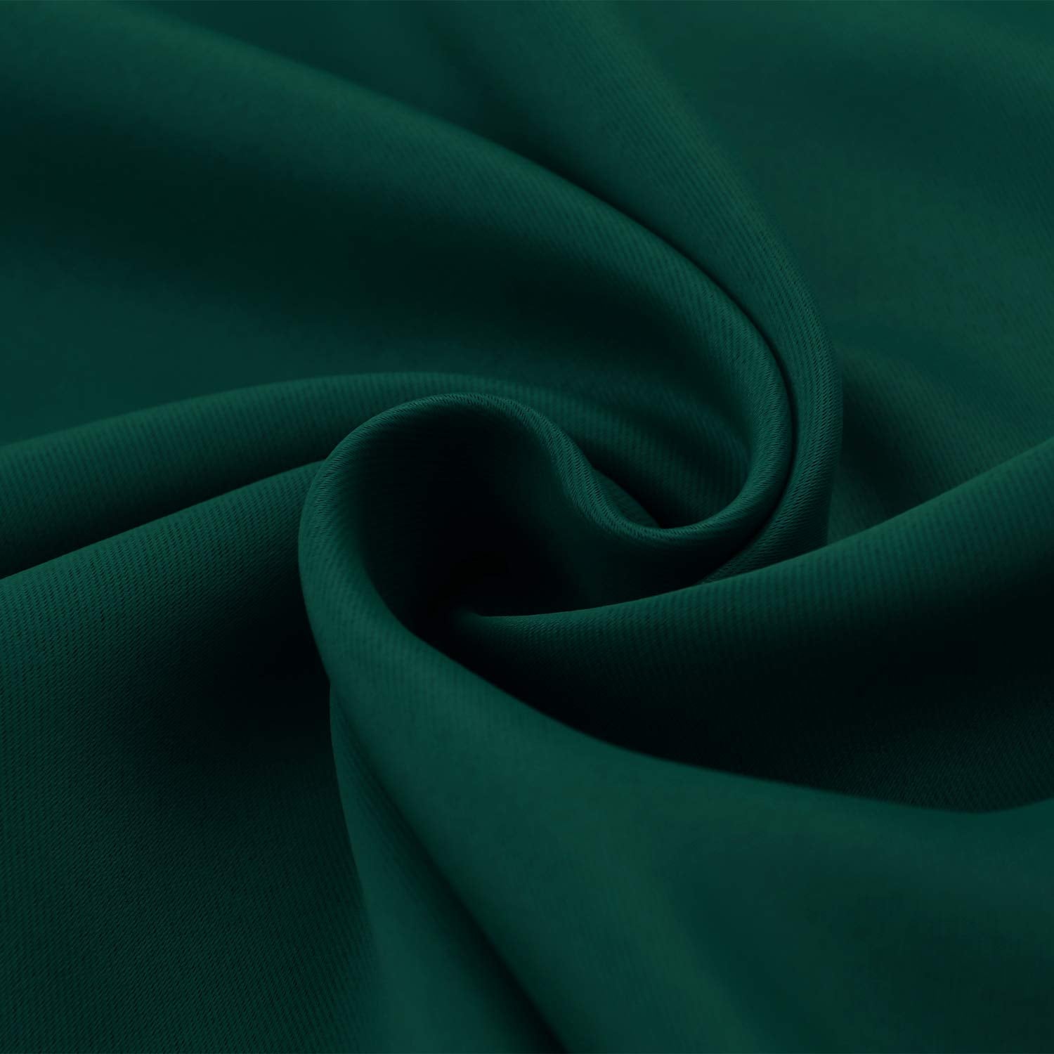 Emerald Green Blackout Curtains 90 Inch Length for Bedroom Pocket (2 Count)