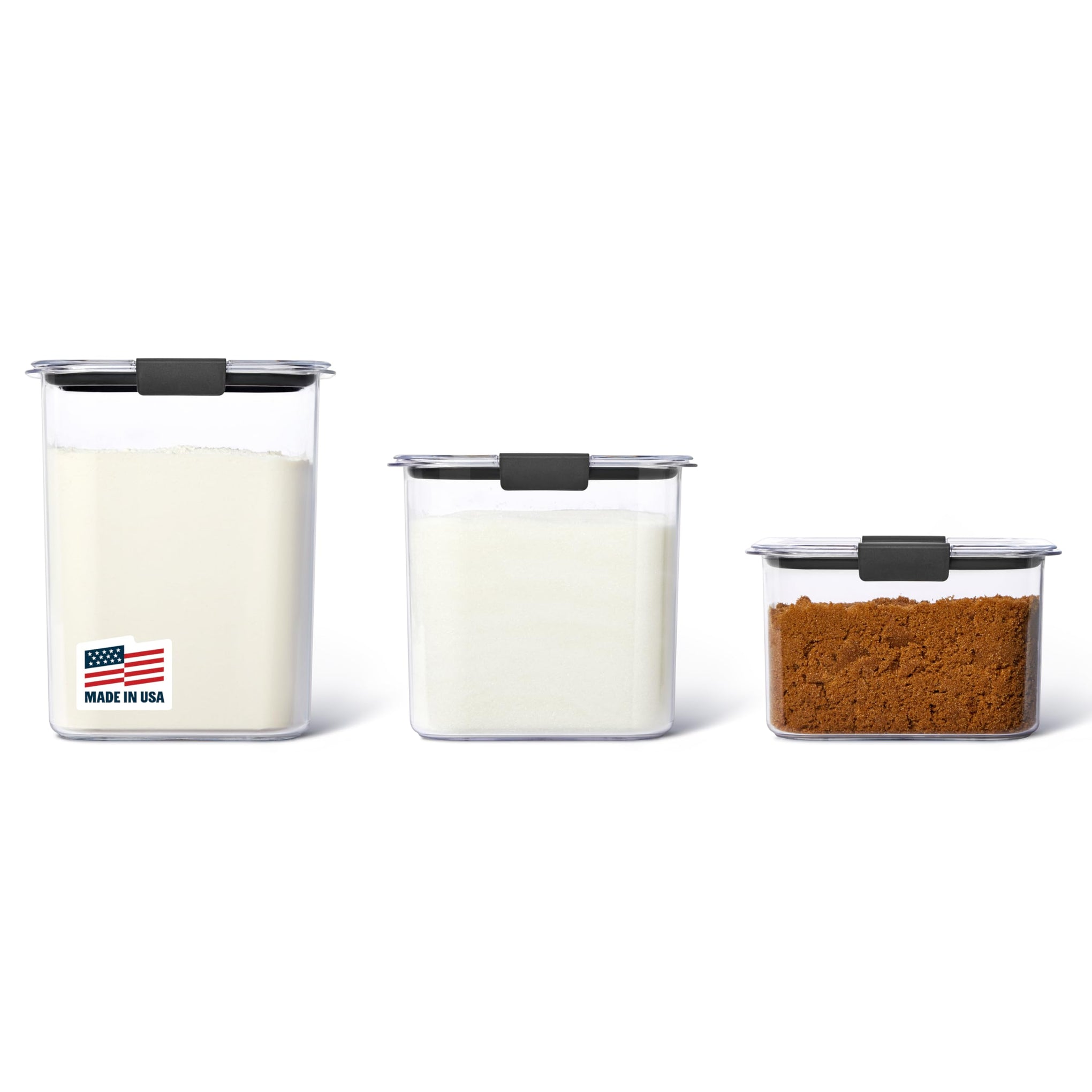 Brilliance Plastic Food Storage Pantry Baking Set (6 Count)