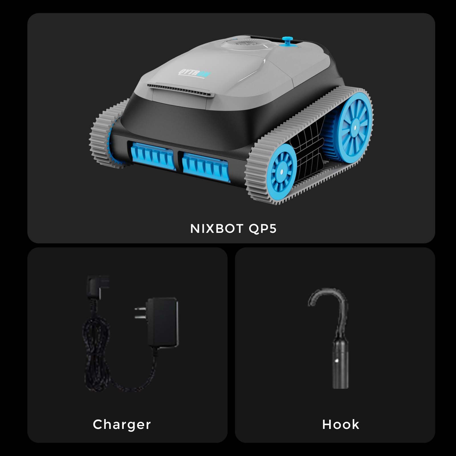 NIXBOT QP5 Robotic Pool Cleaner