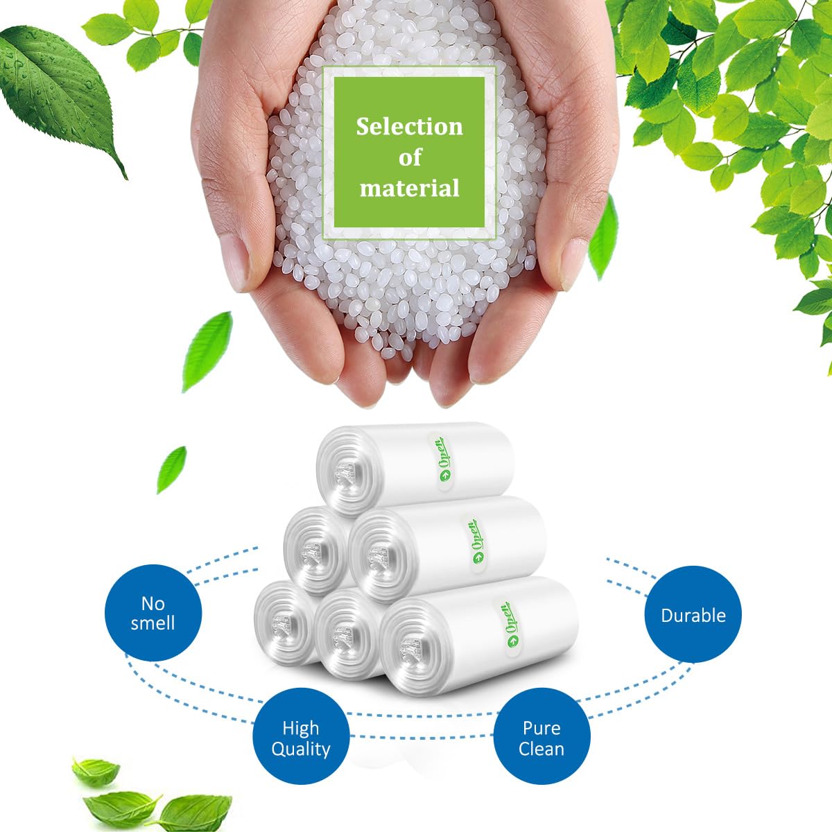 Small Clear Trash Bags 4 Gallon 330 Count Bathroom Garbage Bags