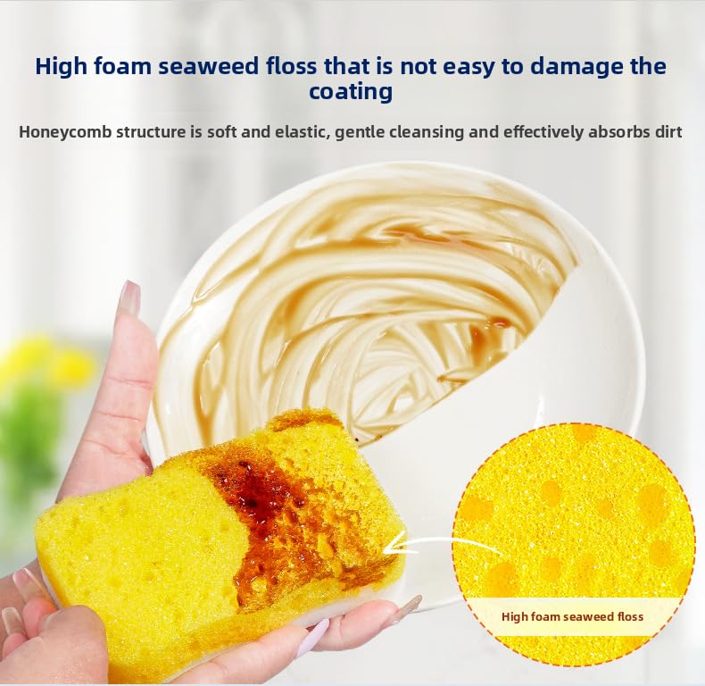 Wave Shaped Scrub Sponges for Kitchen Cleaning