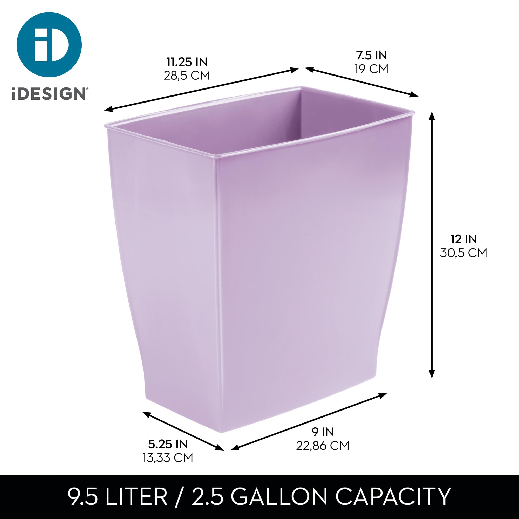 Small Plastic Bathroom Trash Can