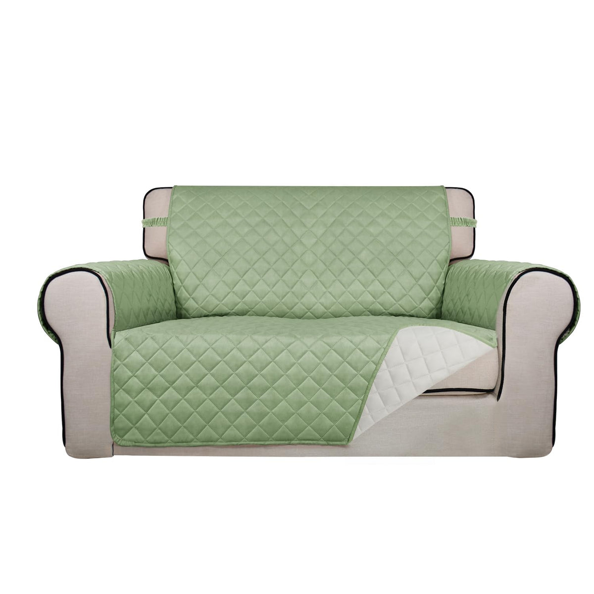 Reversible Quilted Couch Covers for Dogs Loveseat Sofa Cover 46.5”