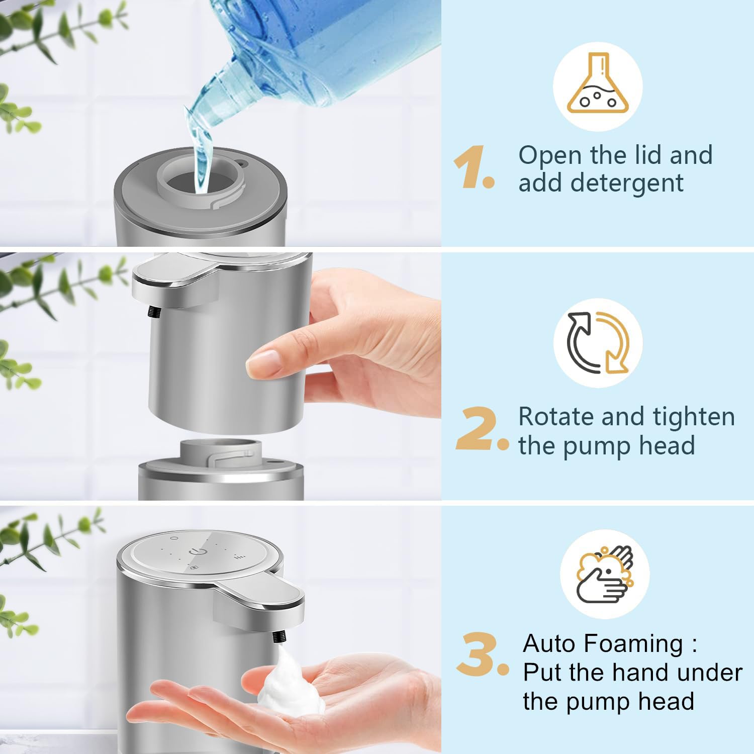 Automatic Foaming Soap Dispenser