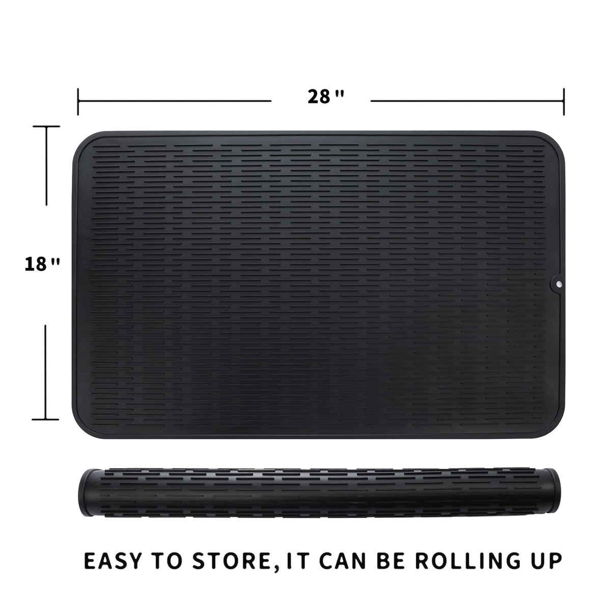 Silicone Dish Drying Mat for Multiple Usage