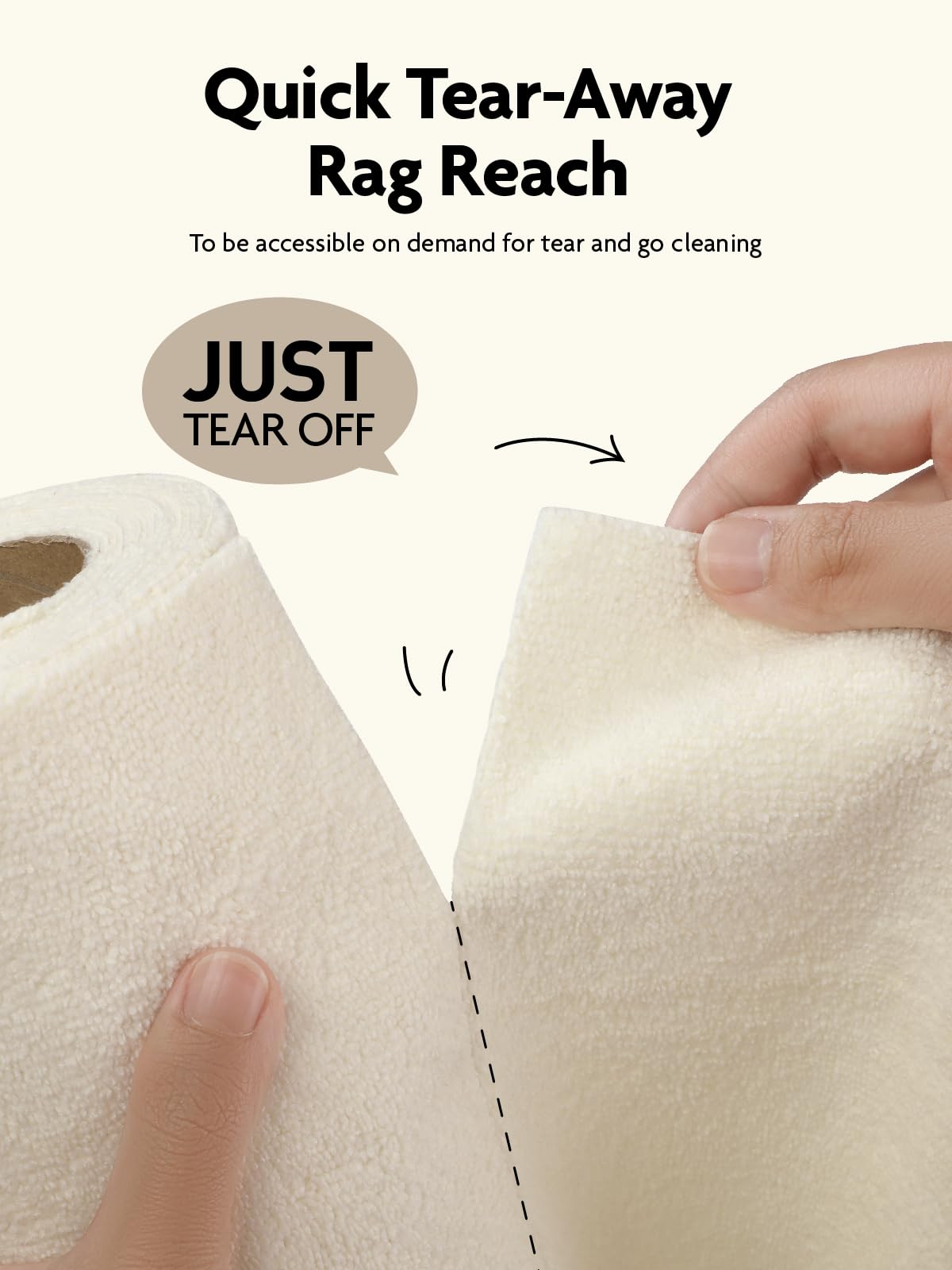 Microfiber Cleaning Cloth Roll (40 Count) - ModHome Supplies