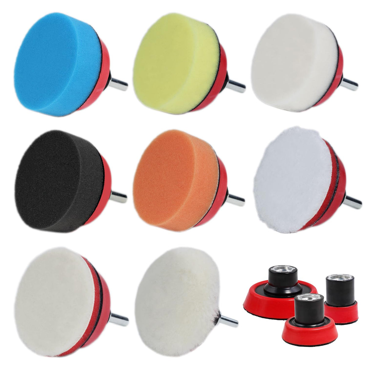 Car Foam Polishing Buffing Kit (44 Count)