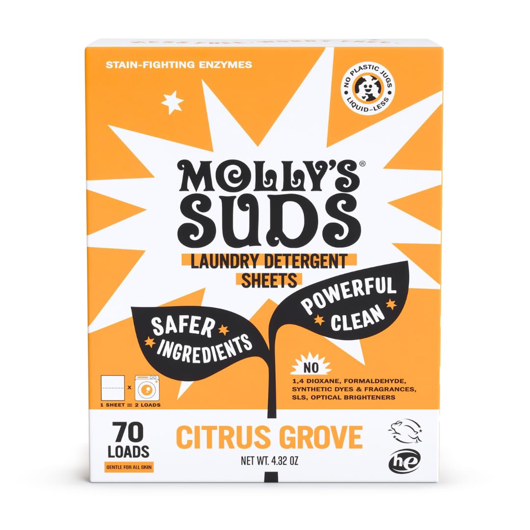 Molly’s Suds Laundry Detergent Sheets (70 Count)