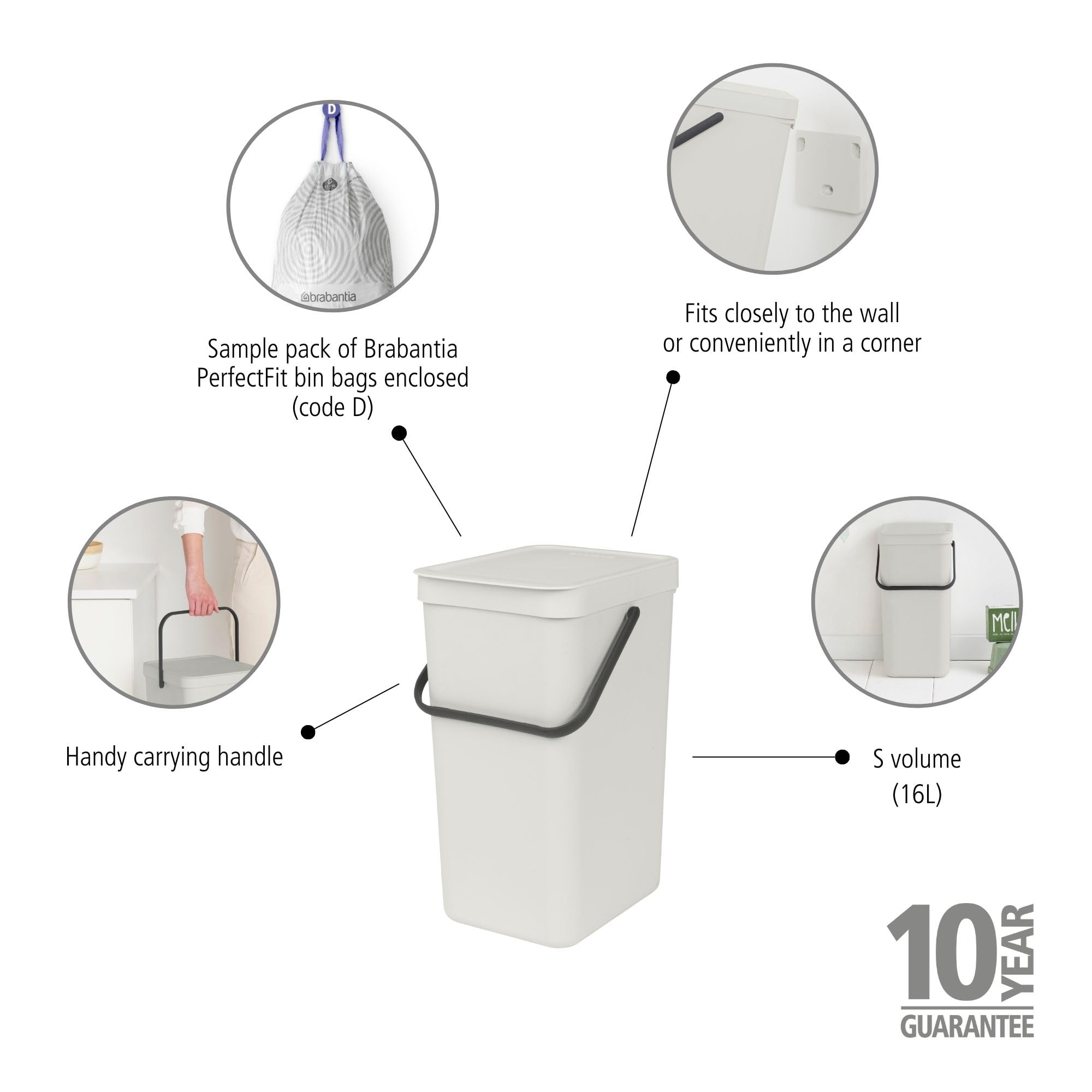 Sort & Go Kitchen Recycling Bin