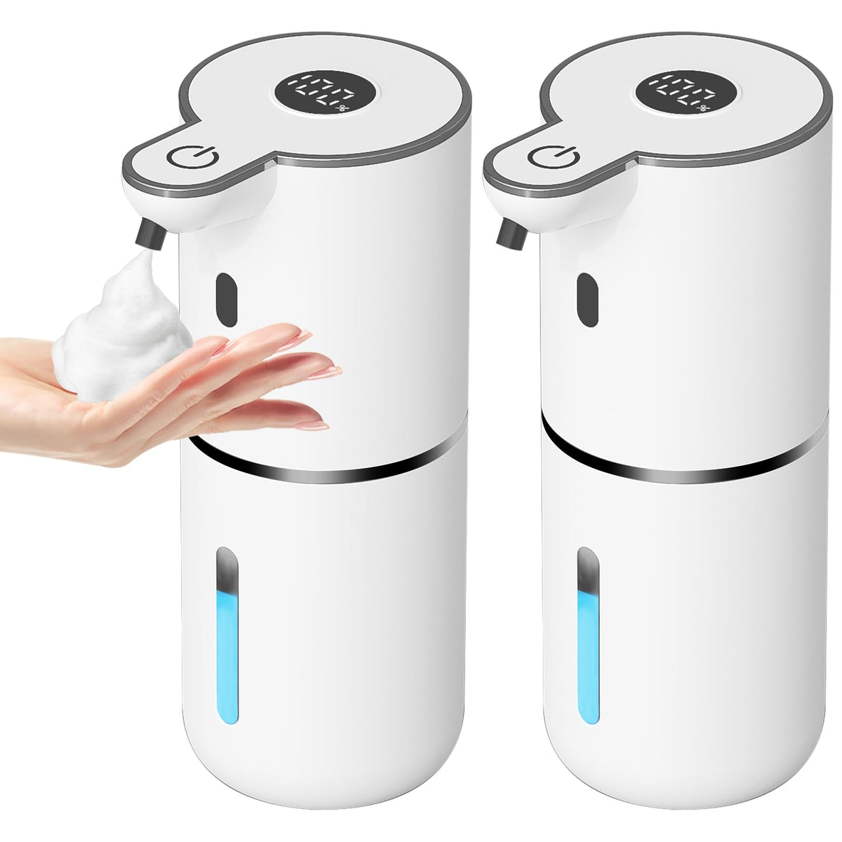2 Pack Automatic Foaming Soap Dispenser Touchless (2 Count)