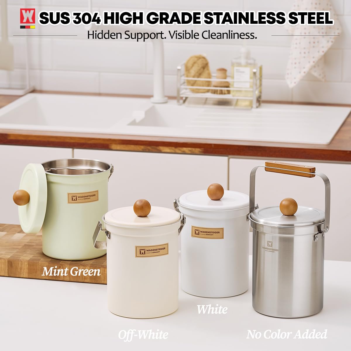 Kitchen Countertop Compost Bin 101ounces
