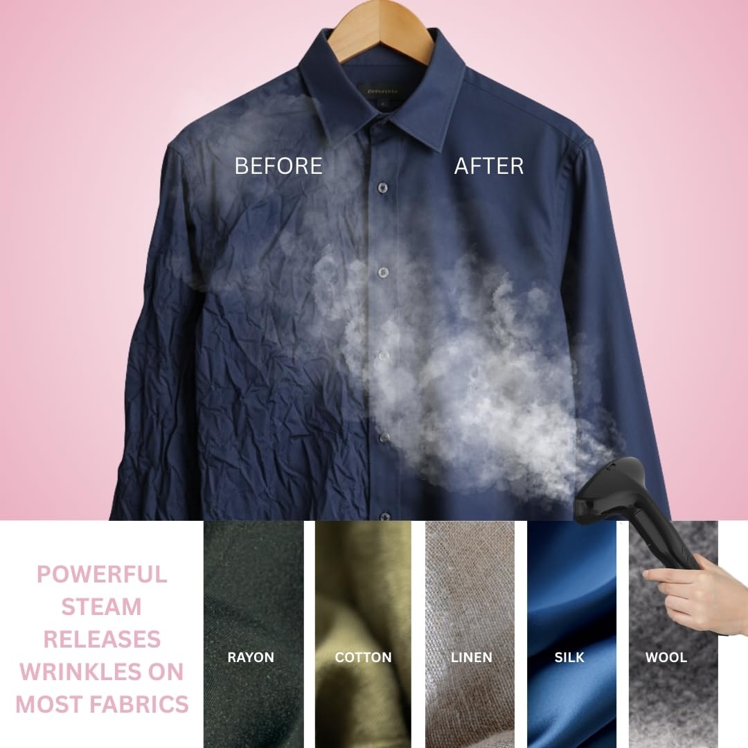 Full Size Garment Steamer for Clothes with Wheels