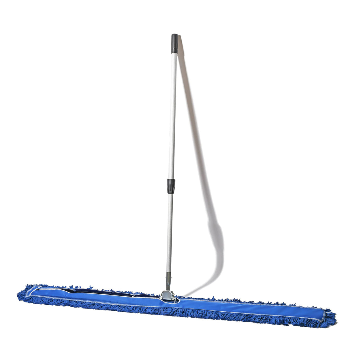 60 Inch Blue Commercial Dust Mop & Floor Sweeper with Extendable Handle