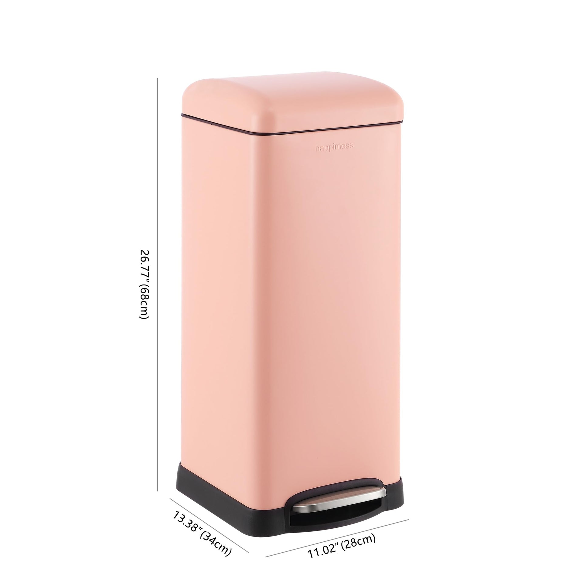 Betty 8 Gal Step Trash Can Soft