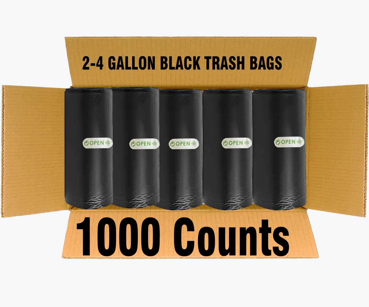 2 4 Gallon Trash Bags (1000 Count)