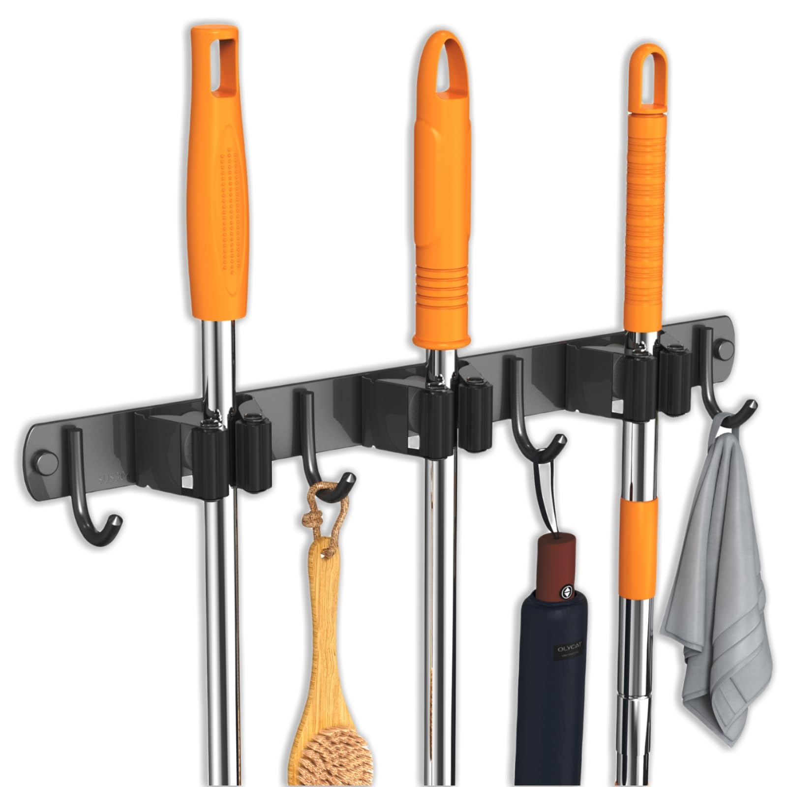 Mop and Broom Holder Wall Mount