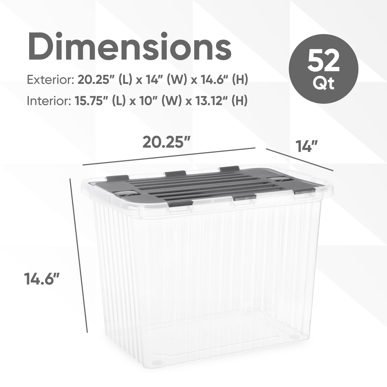 Storage Bins with Lids