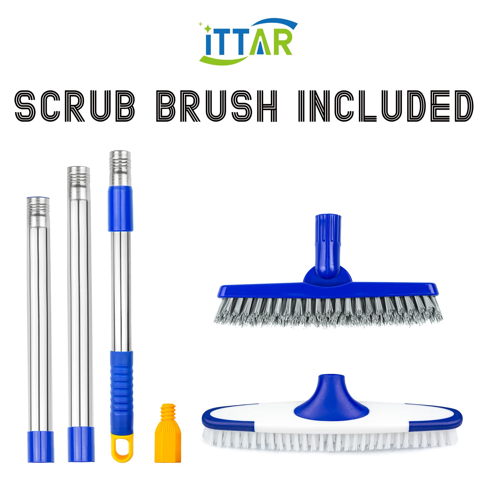 Grout & Scrub Brush Combo (2 Count)