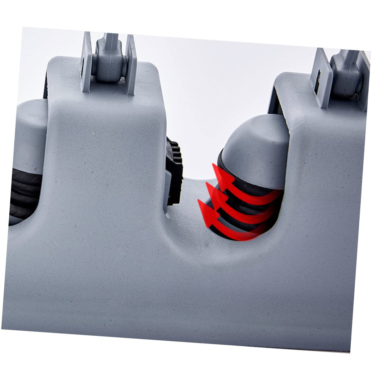 Sturdy Plastic Mop Holder Wall Mount Dual