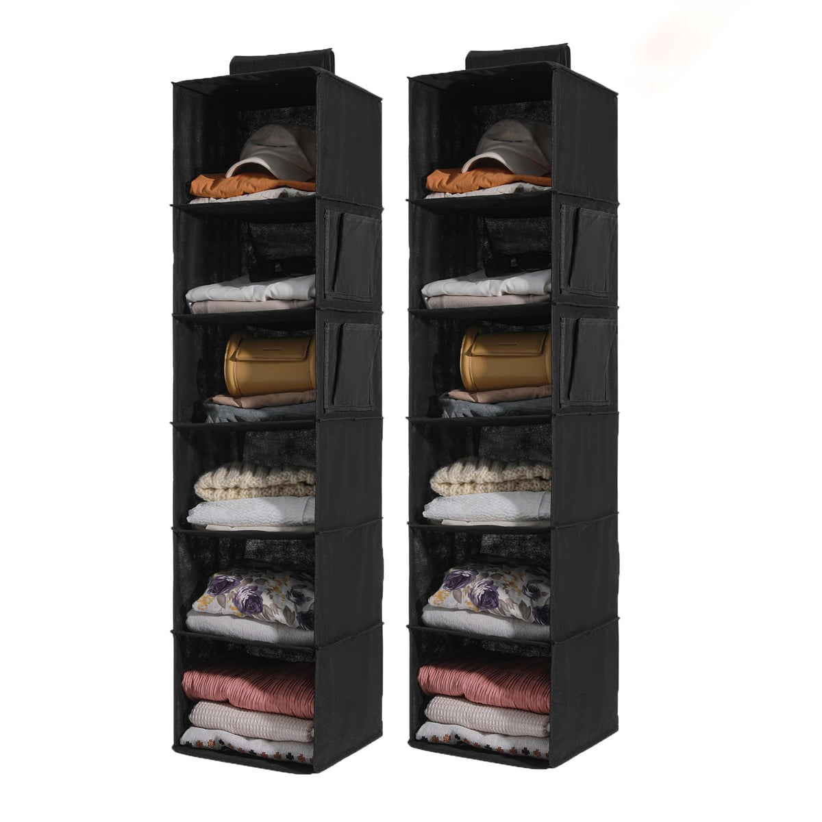 2 Packs Hanging Closet Organizer Storage (2 Count)