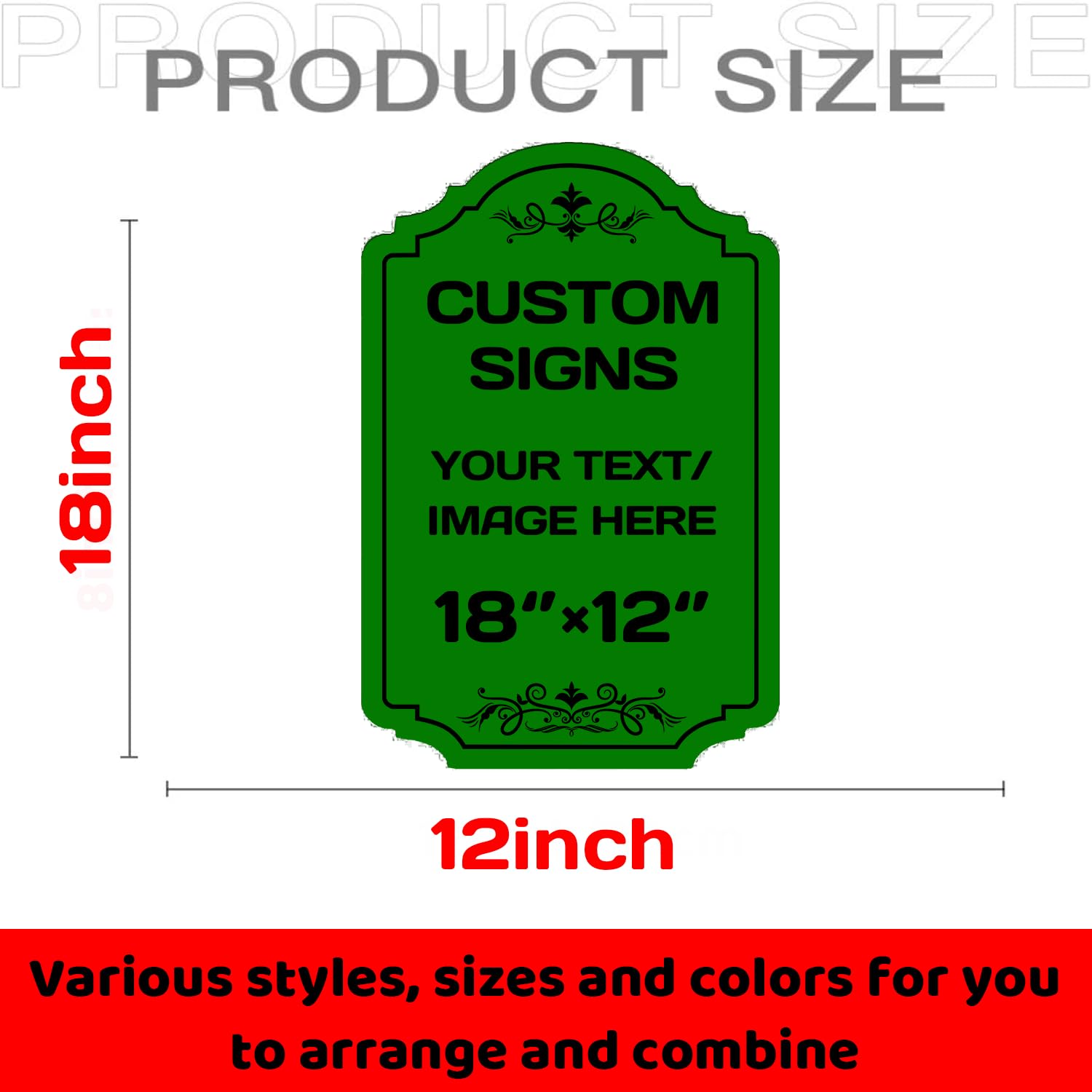 Personalized Aluminum Metal Signs