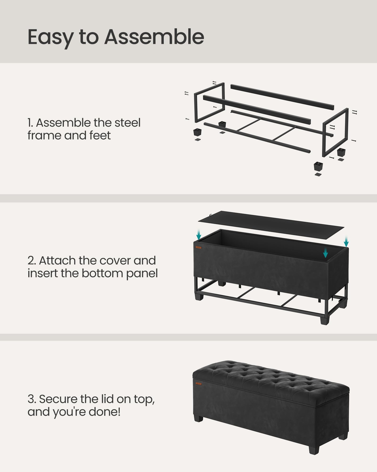 Storage Ottoman Bench