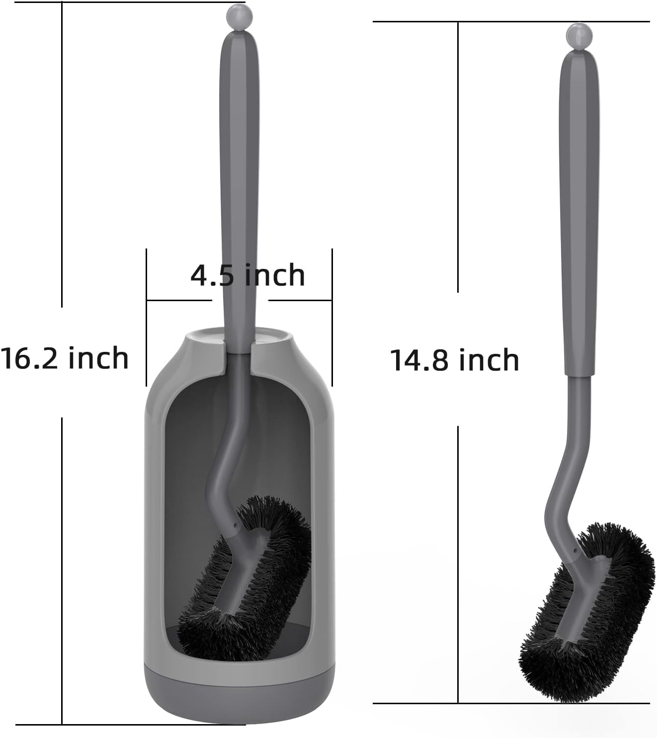 Toilet Bowl Brush Holder Set