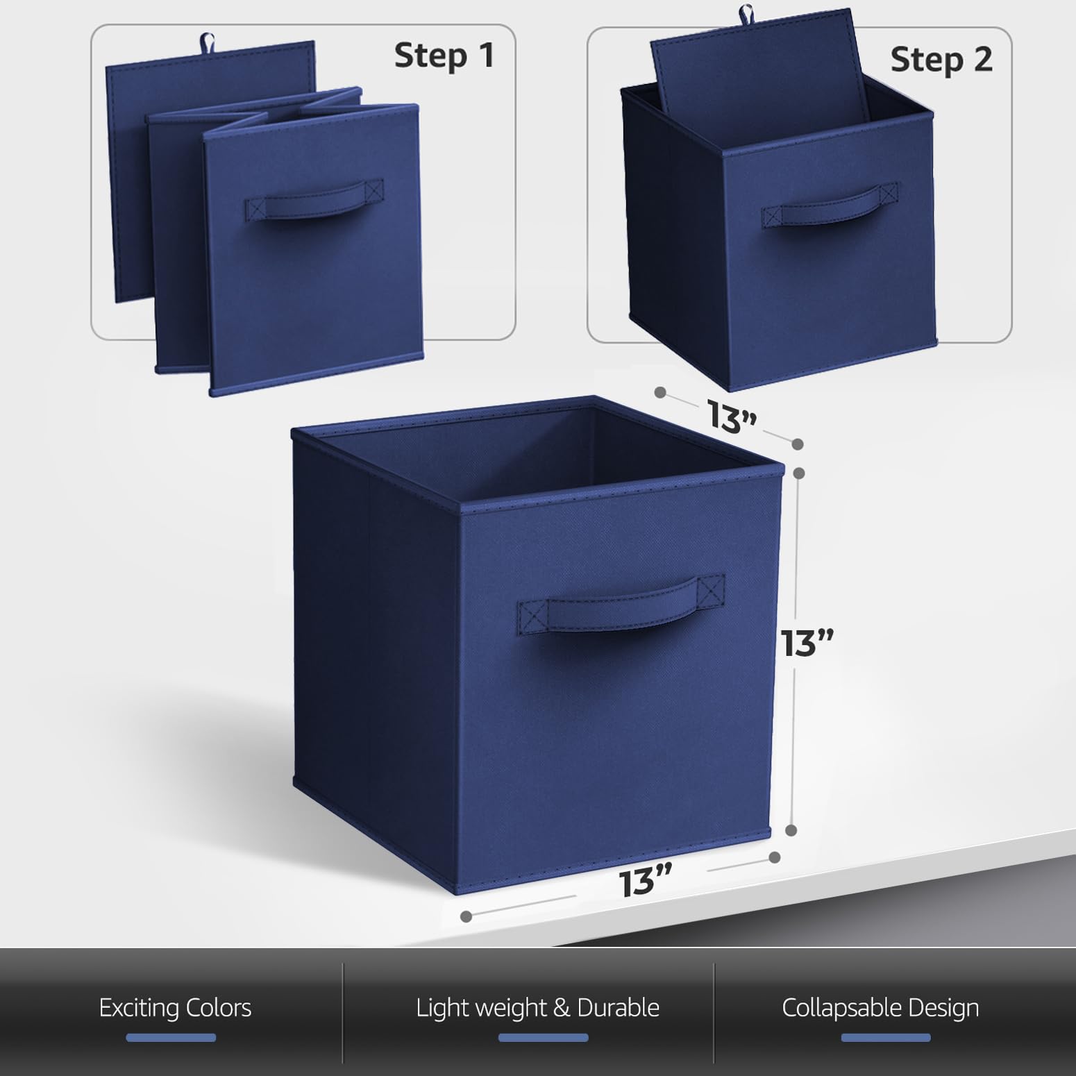 13 Inch Storage Bins (8 Count)
