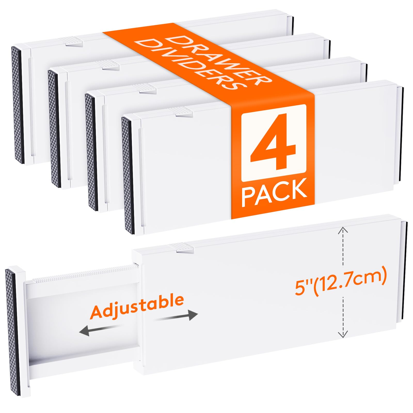 5" Tall Upgrade Drawer Dividers (4 Count)