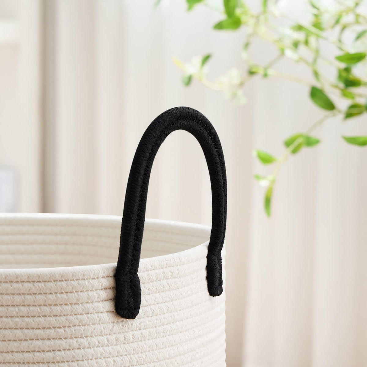 72L Tall Woven Laundry Basket Hamper