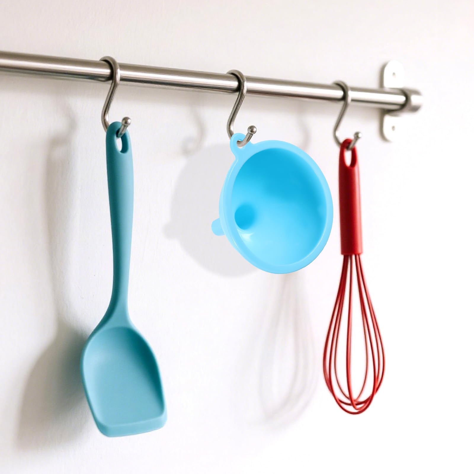 4 Pack Kitchen Silicone Funnel (4 Count)