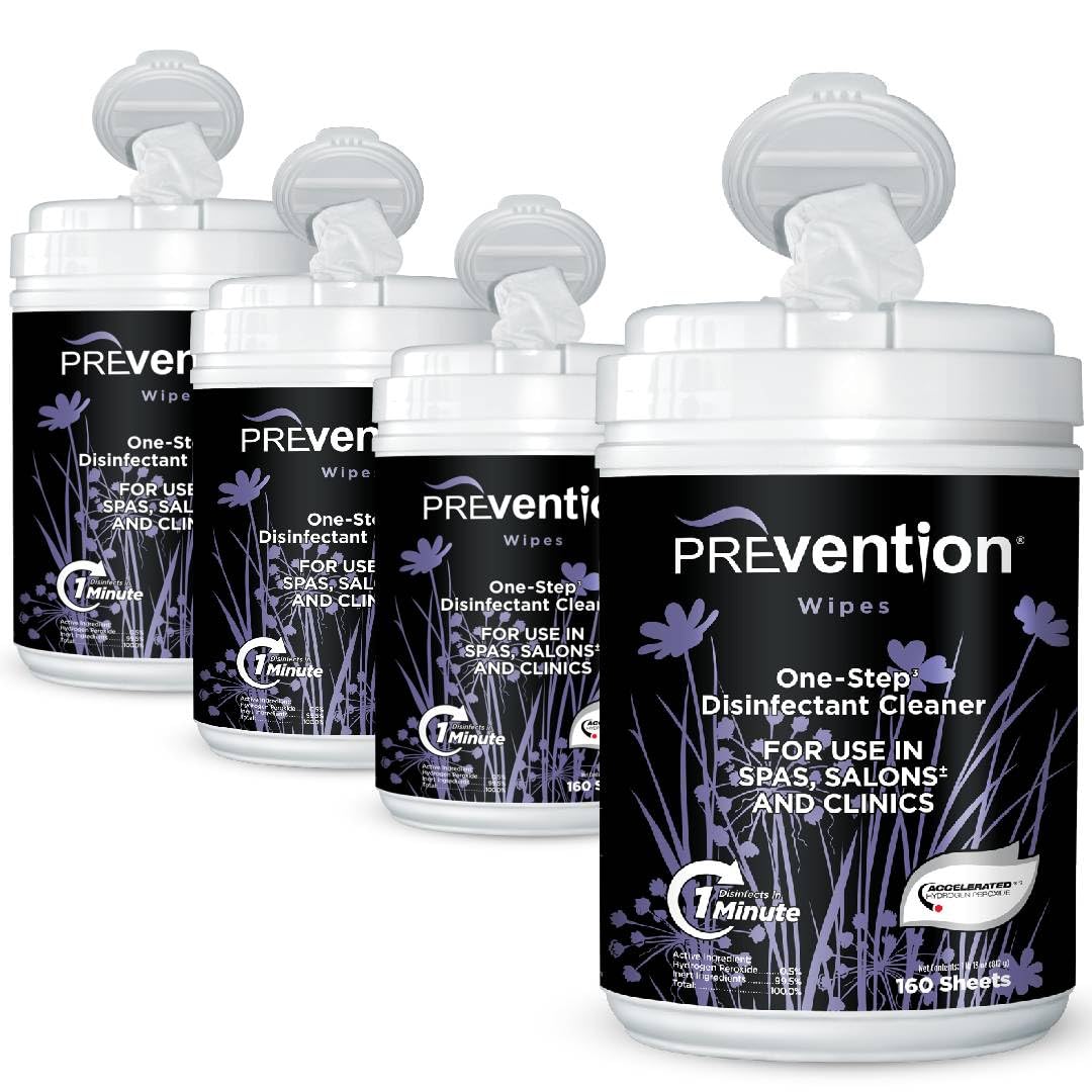 Wipes – Multi-Surface Cleaning Wipes for Everyday Use – Canister, 160 Count (Pack of 4) (640 Count)