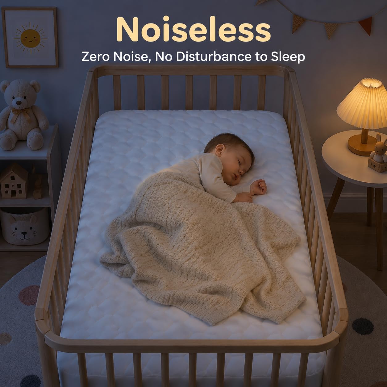 2 Pack Crib Waterproof Mattress Protector (2 Count)