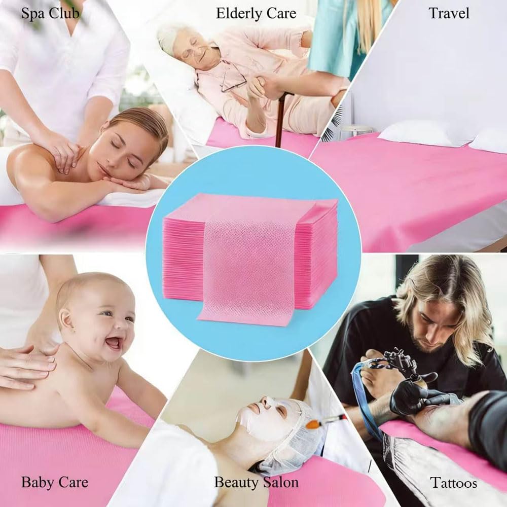 200Pcs Disposable Bed Sheets 31.5"x71"Massage Table Sheets Non (200 Count)