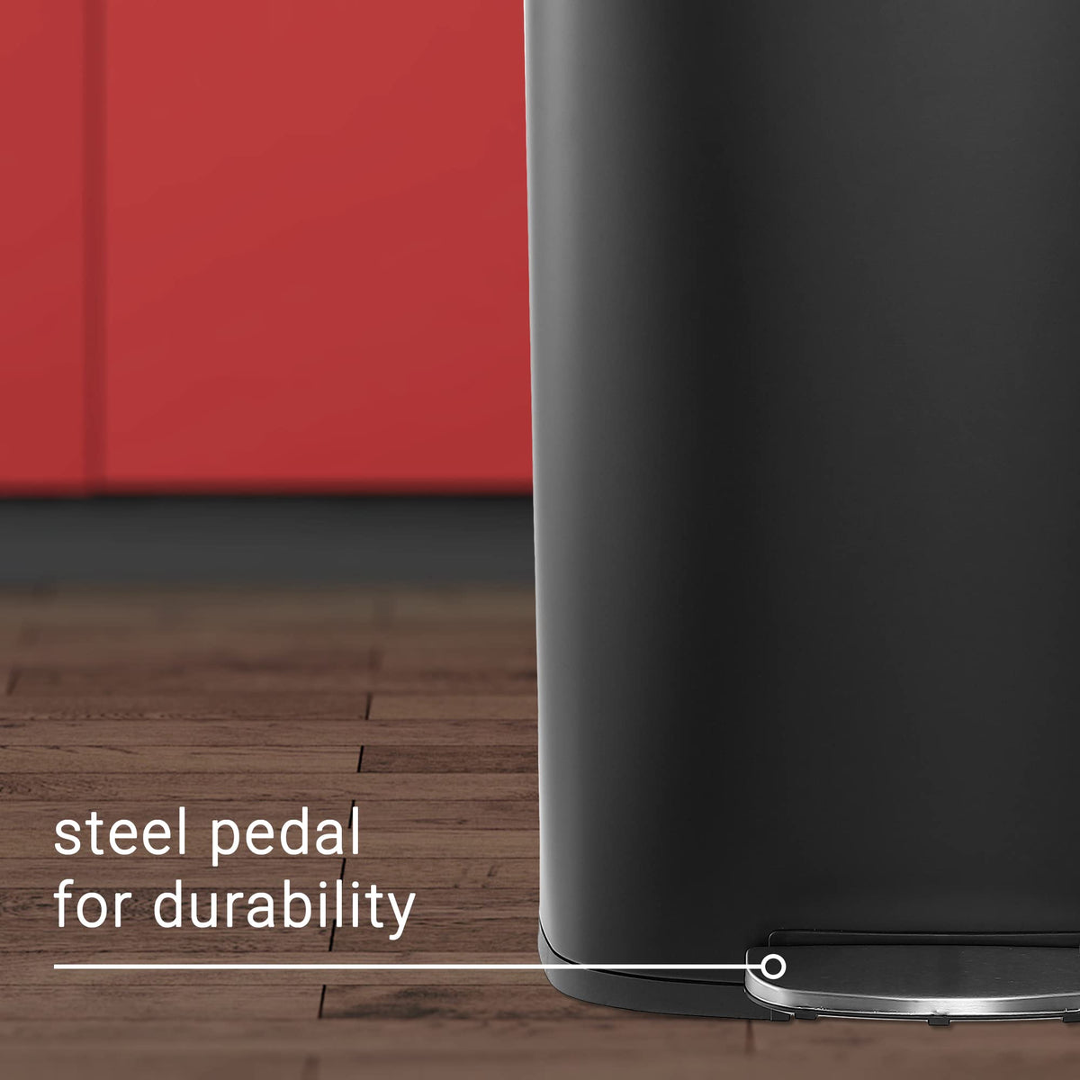 Connor 2 Piece Stainless Steel Trash Can