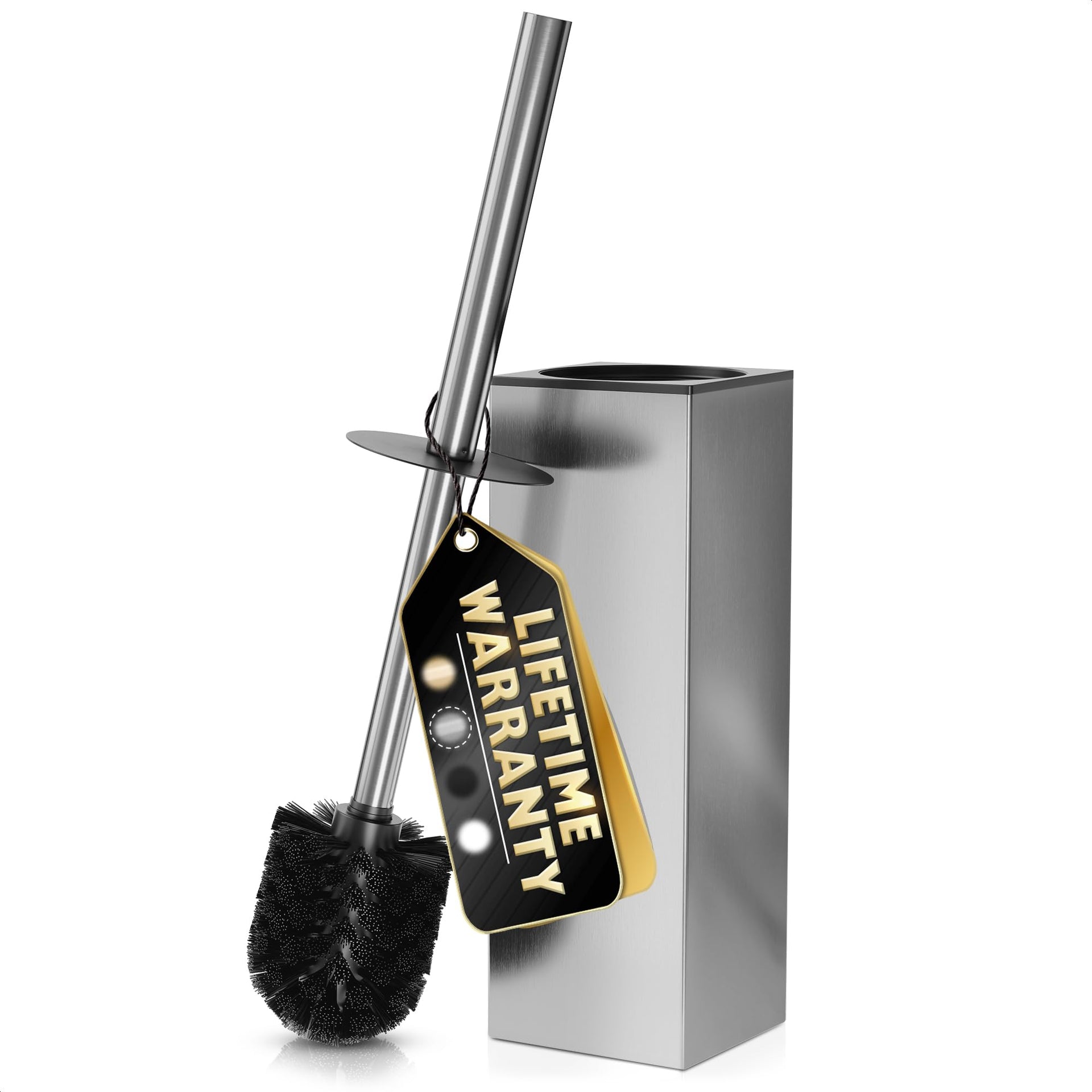Stainless Steel Toilet Brush and Holder Set