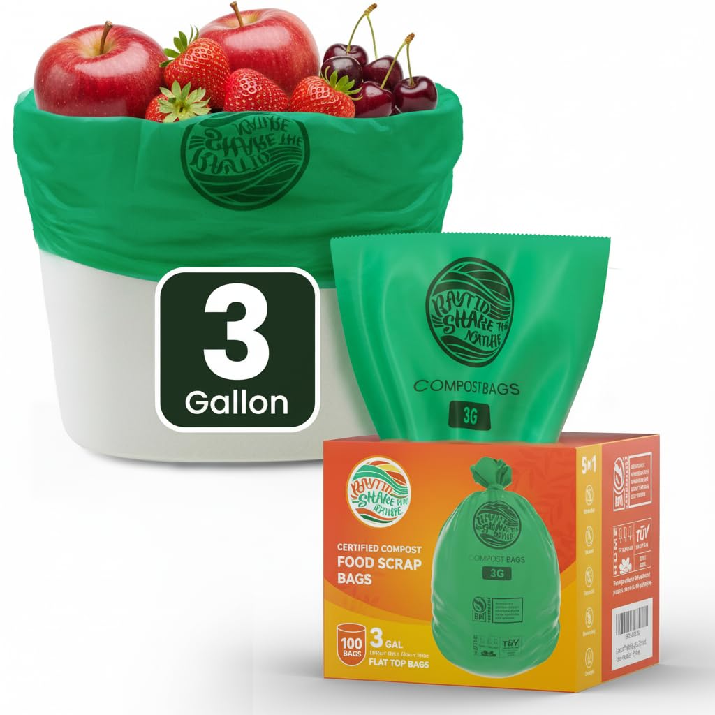 Compost Bags 3 Gallon (100 Count)